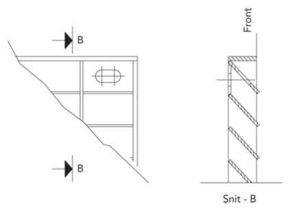 Skjult montage af ventilationsriste